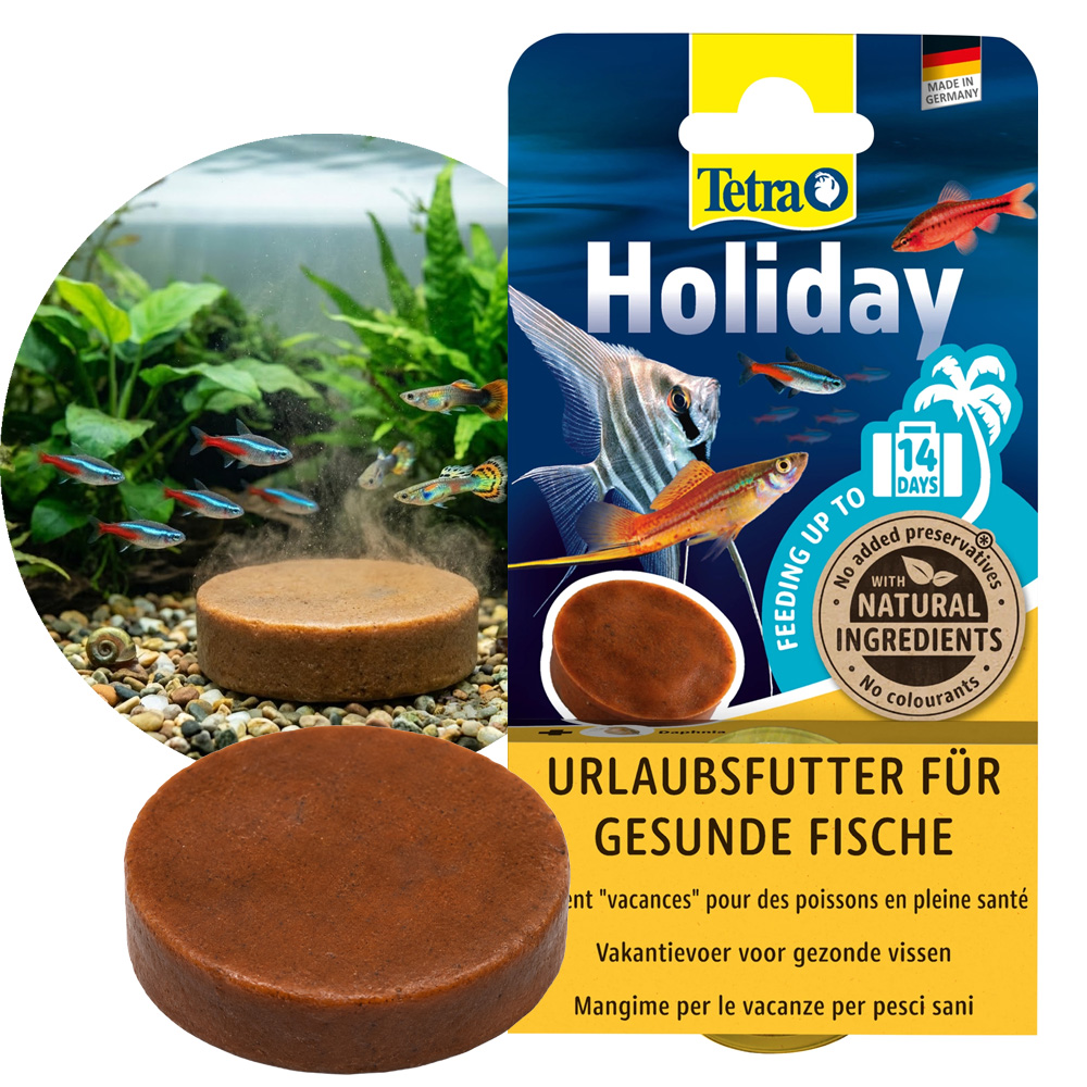 TETRA Holiday Pokarm wakacyjny dla wszystkich ryb ozdobnych do 14 dni 30g
